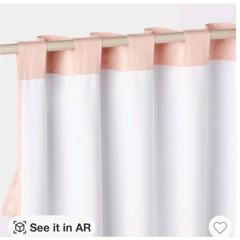 Pillowfort Blackout Curtain 42" x
84" just peachy one panel - Picture 3 of 10